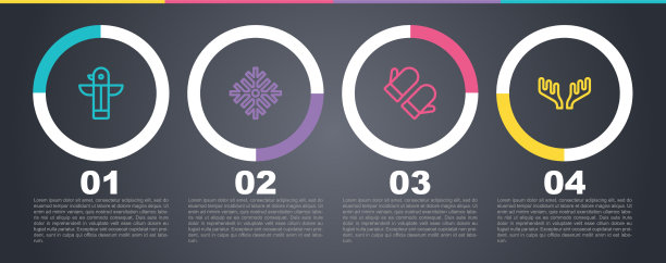 竖立加拿大图腾柱雪花圣诞图片下载