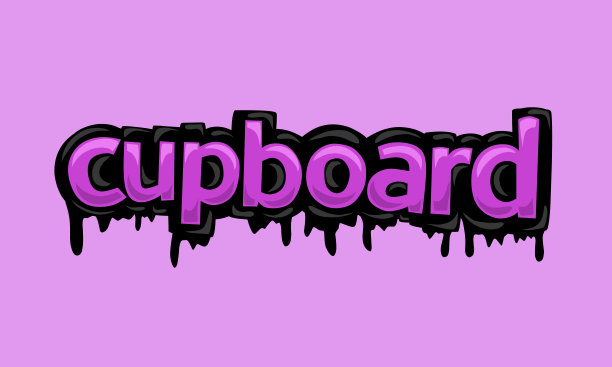 橱柜写矢量设计在粉红色的背景图片下载