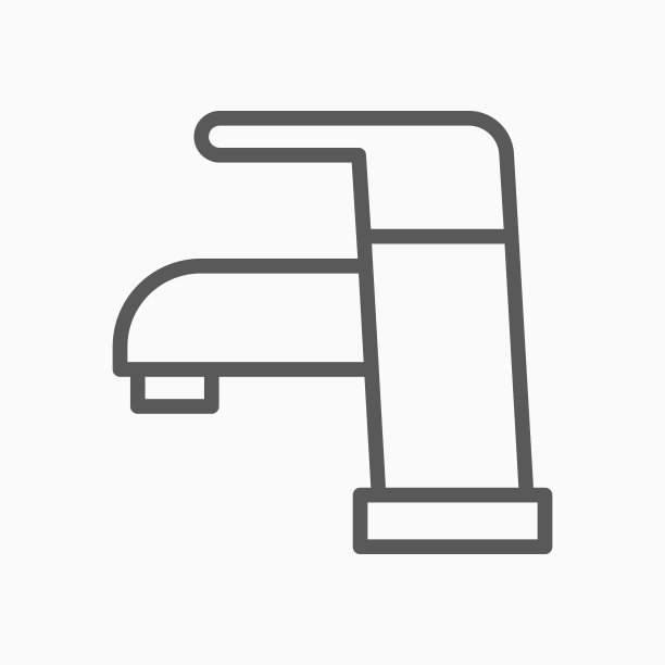 水龙头图标，消防栓矢量，水龙头插图图片下载