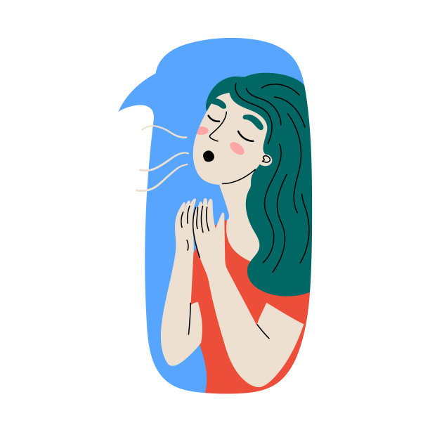 卡通女孩唱歌。音乐理念与歌手。音乐播客和声乐图片下载