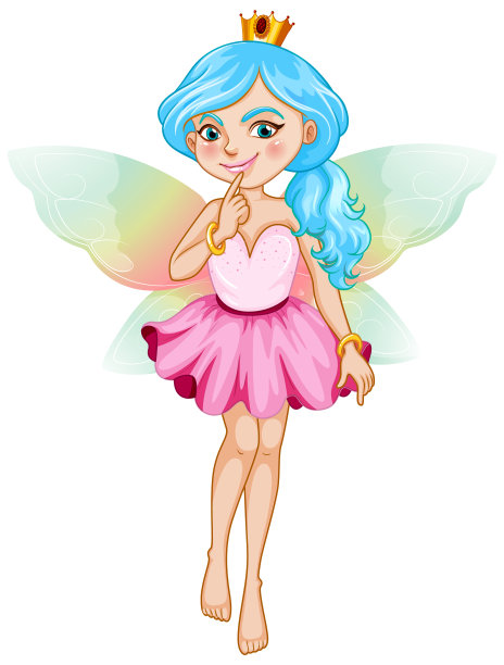美丽的童话女孩卡通人物图片下载