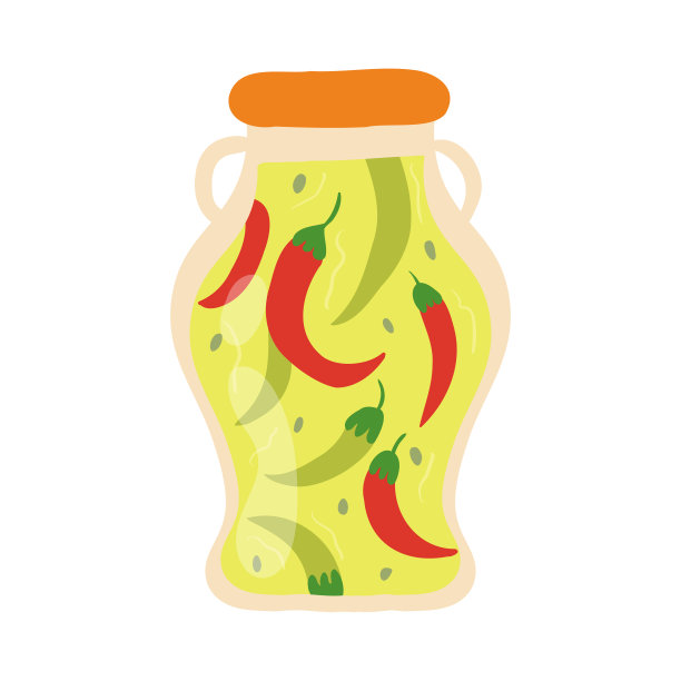 用来保存水果和蔬菜的自制罐子。玻璃罐里装着蔬菜罐头、蜜饯和莓果酱。冬天的用品。秋天收获的季节。图片下载