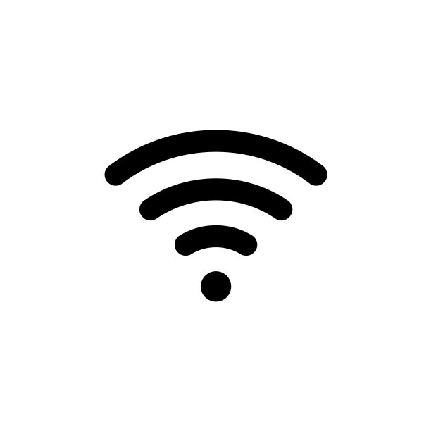 无线网络信号图标标志模板图片下载