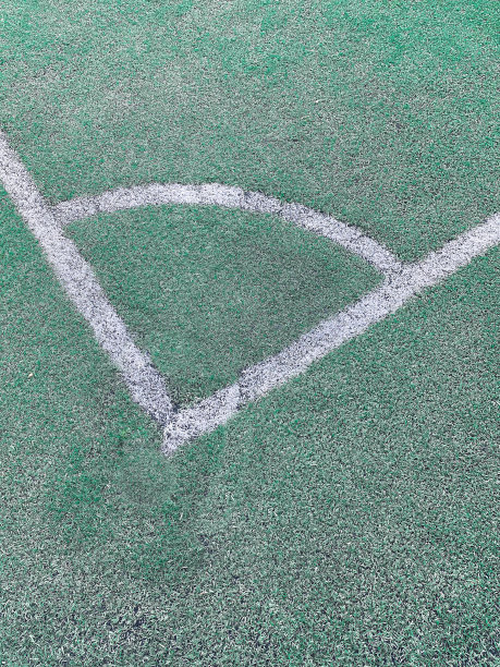 草足球场地线的抽象背景图片下载