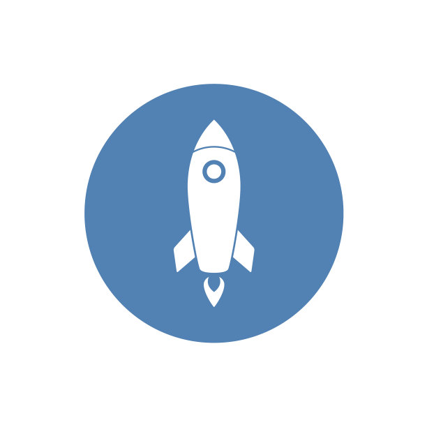 火箭图标潮流设计平eps 10图片下载