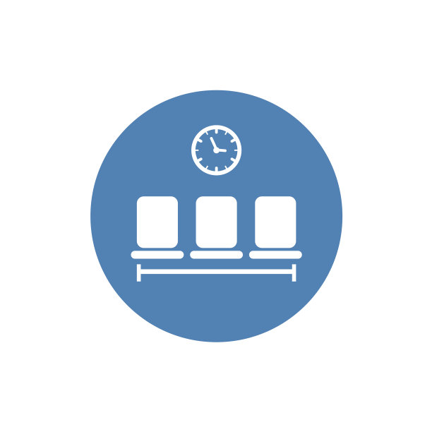 候车室图标设计图标字形风格图片下载