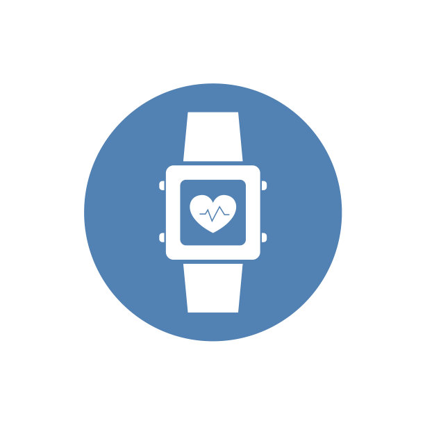 健身手环孤立图标简约元素图片下载