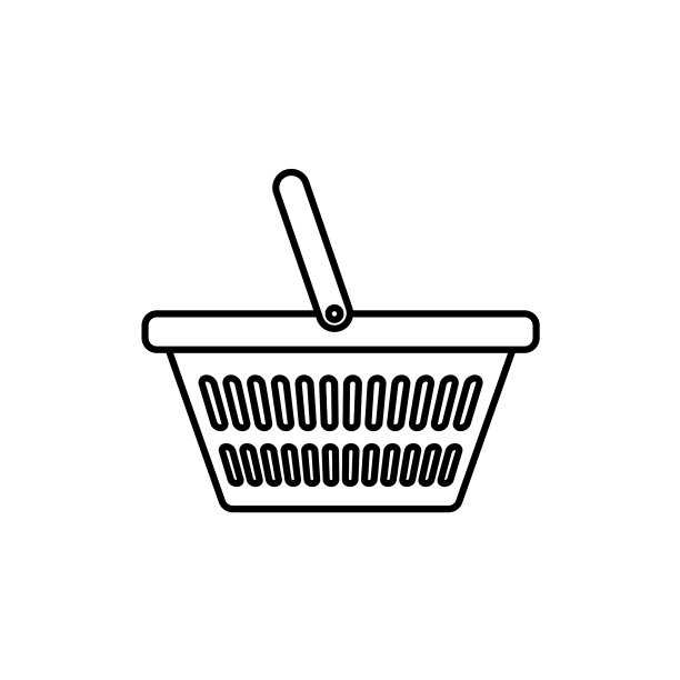 篮子商店图标Logo模板设计图片下载