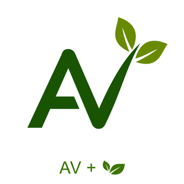 有叶子的字母av图片下载