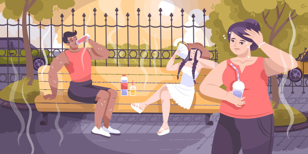 天气热平组成图片下载