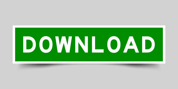 不干胶标签与字下载在灰色背景上的绿色颜色图片下载