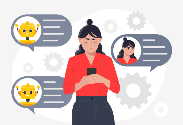 聊天机器人的概念图片下载