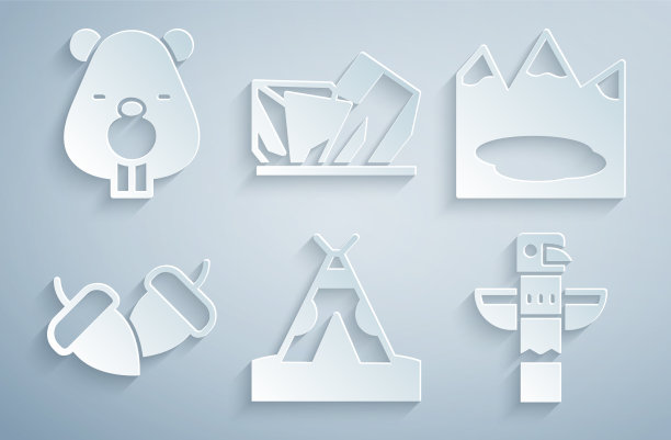 搭印第安人的帐篷或加拿大人的棚屋图片下载