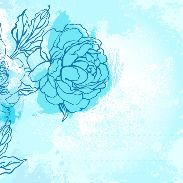 美丽的牡丹花束设计在米色背景图片下载