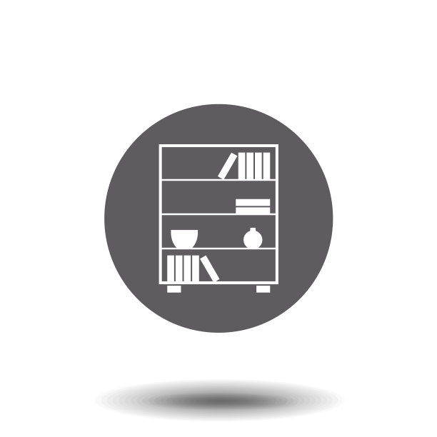 书架图标平图片下载