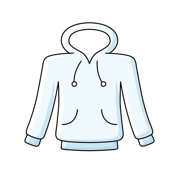 白色的连帽衫运动衫图片下载