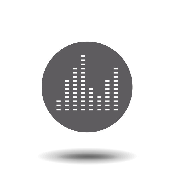 均衡器音乐扁平图标符号股票网图片下载