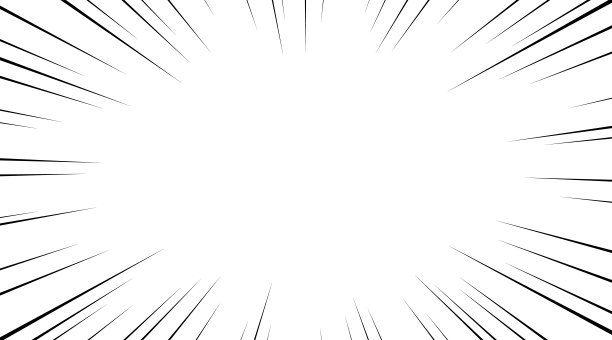 漫画速度爆发帧。径向动漫速度线。漫画书的崩溃缩放效果。径向线覆盖模板。漫画brust框架。卡通繁荣的效果。矢量插图在白色背景图片下载