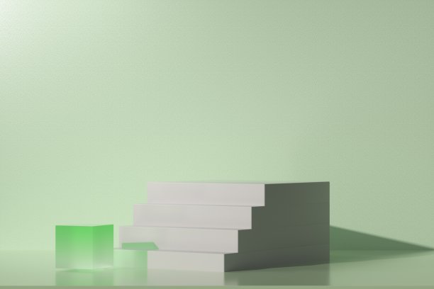 3D渲染的虚拟产品展示背景图片下载