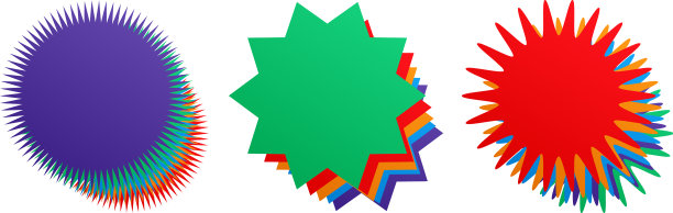 星爆日爆价格标签图标图片下载