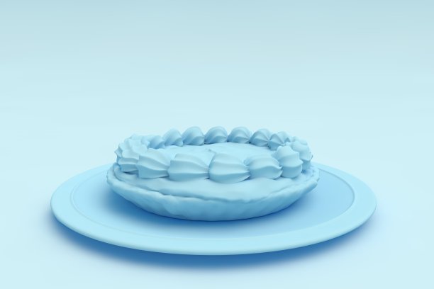 蛋糕在盘子图片下载