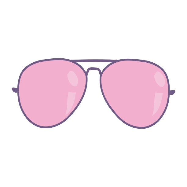 夏天太阳镜，矢量插图图片下载