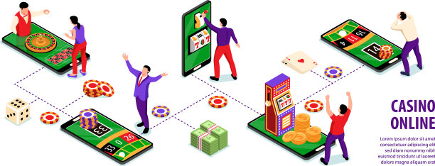 赌场在线等距信息图图片下载