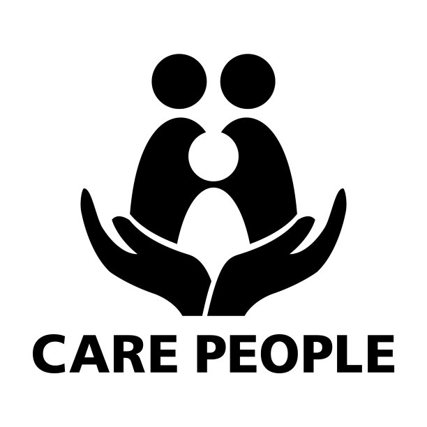 手与人为标志设计理念图片下载