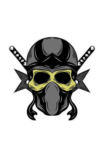 忍者的头骨图片下载