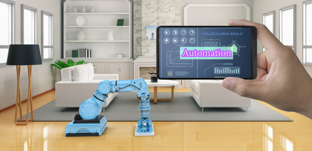 自动管家与机器人清洁工控制在手机上图片下载