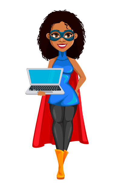 超级非洲裔美国女性超级英雄图片下载