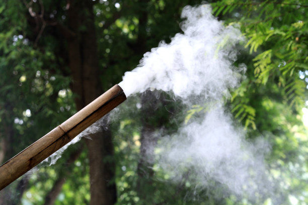 竹林飘烟图片下载