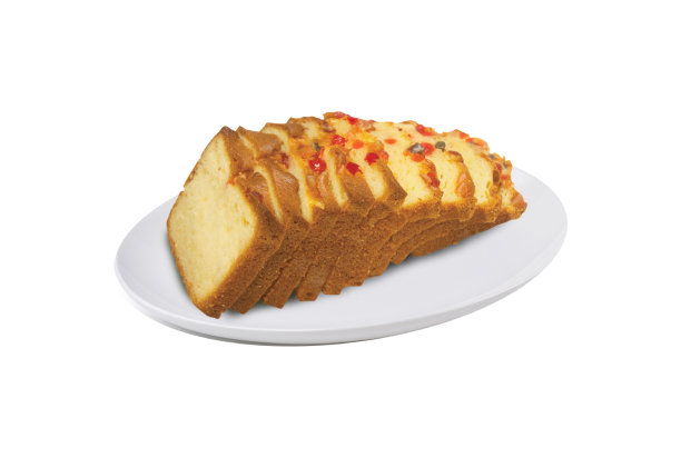 整个生蛋糕，小麦面包松饼，烘焙糕点，法棍面包，面包撒奶酪，巧克力，黄油孤立在白色背景图片下载