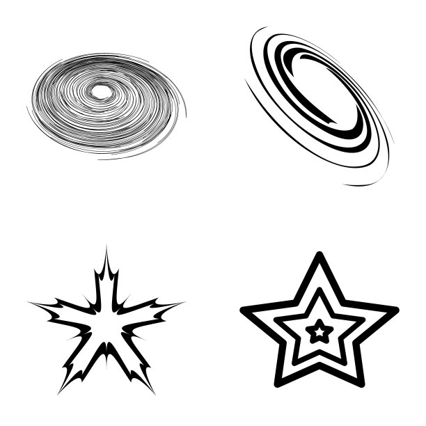 Stars2平面图标被隔离在白色背景上图片下载