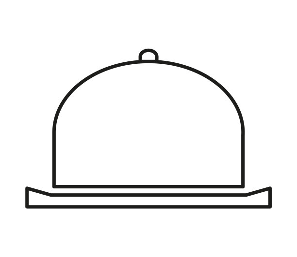 一套厨房工具餐厅菜单图标图片下载