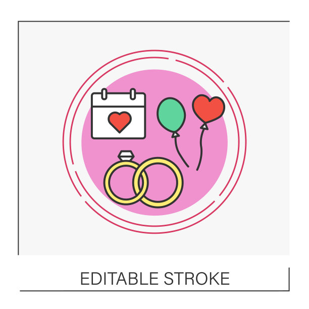 环概念线图标图片下载