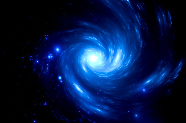 宇宙由恒星、黑洞、星云、螺旋星系、银河系、行星组成图片下载