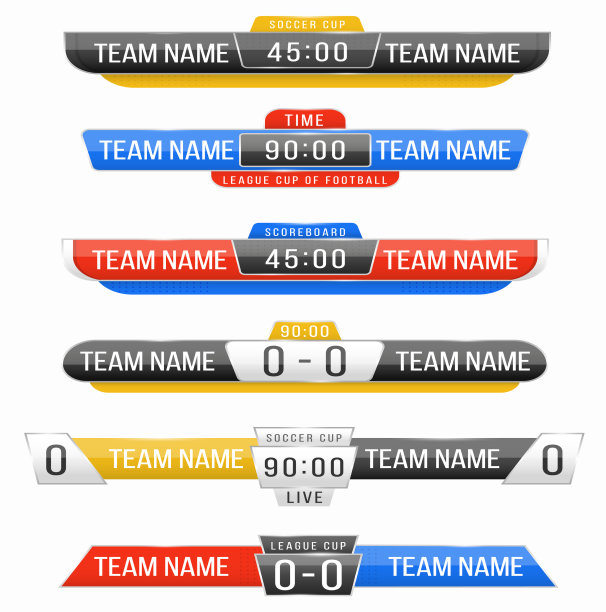 一个记分牌转播体育记分牌足球图片下载