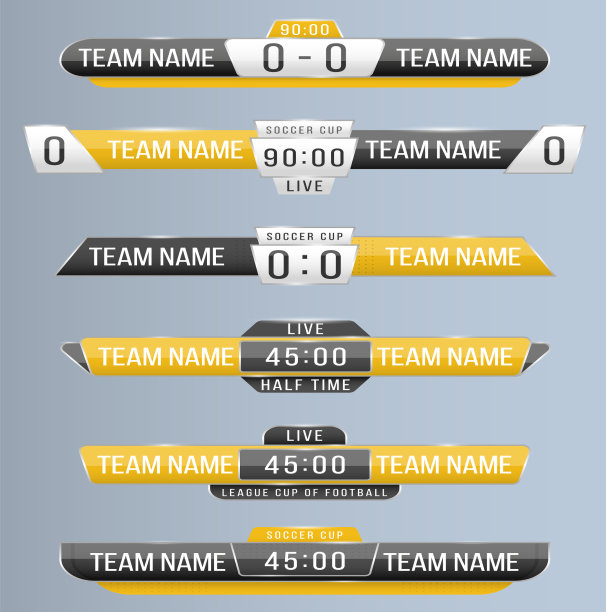 一个记分牌转播体育记分牌足球图片下载