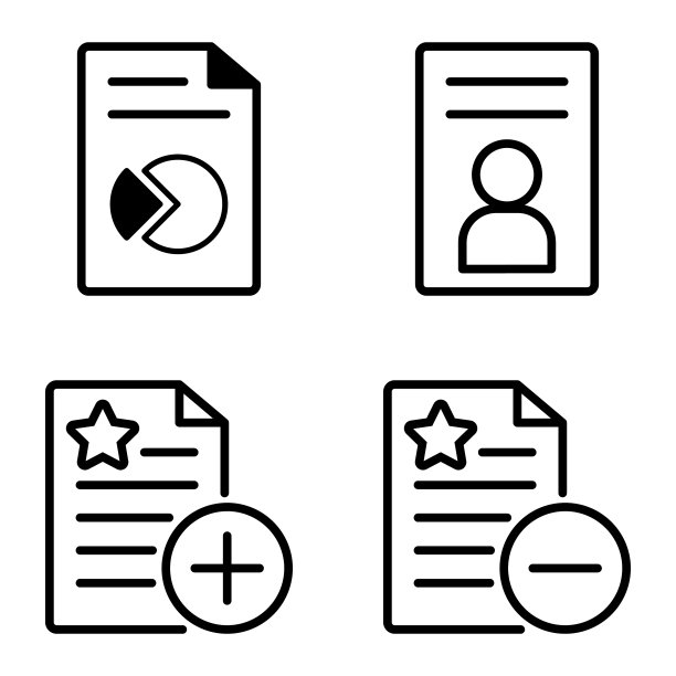 Docs1-2平面图标被隔离在白色背景上图片下载
