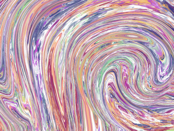 抽象的彩虹流体图案背景像大理石，贺卡或织物图片下载