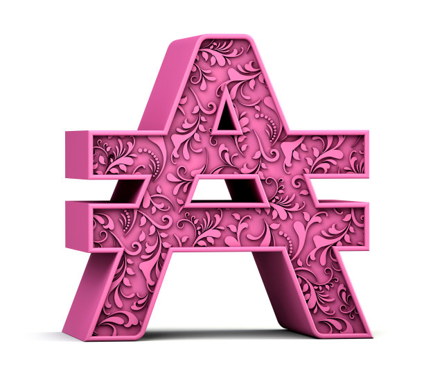 南方标志3d花孤立在白色背景。3 d演示。图片下载