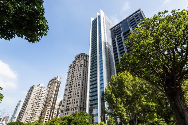 台湾台中市晨景图片下载