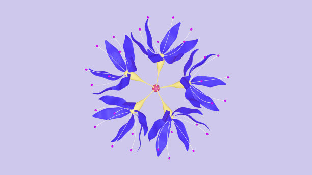 基因组编辑创造的紫色花朵新品种图片下载