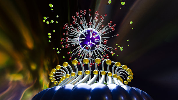 利用基因组编辑技术在有触须的受影响细胞上开发的新药。图片下载