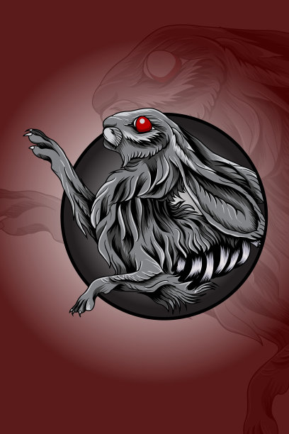 怪物的兔子图片下载