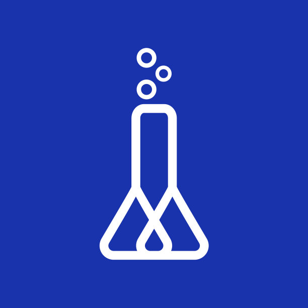 字母实验室生物标志设计。图片下载