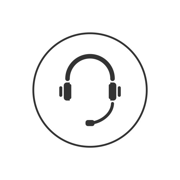 耳机相关字形图标图片下载