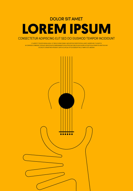 音乐海报设计模板背景现代图片下载