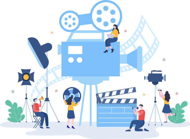 电影工作室和摄制组的人图片下载